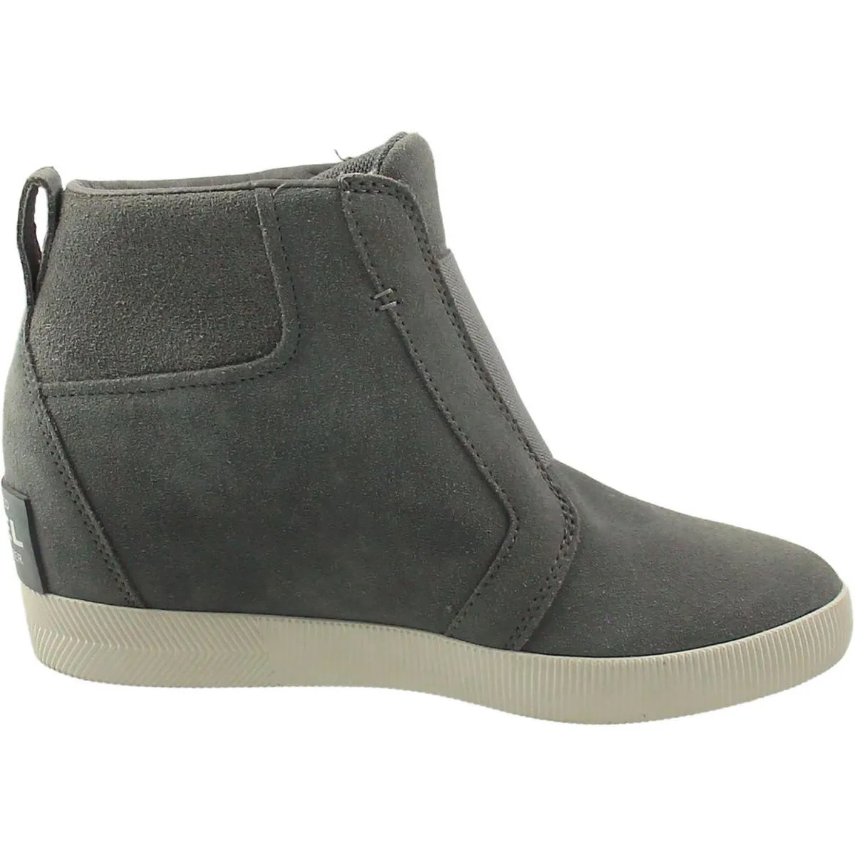 10175cjf Womens Solid Suede Slip-On Sneakers