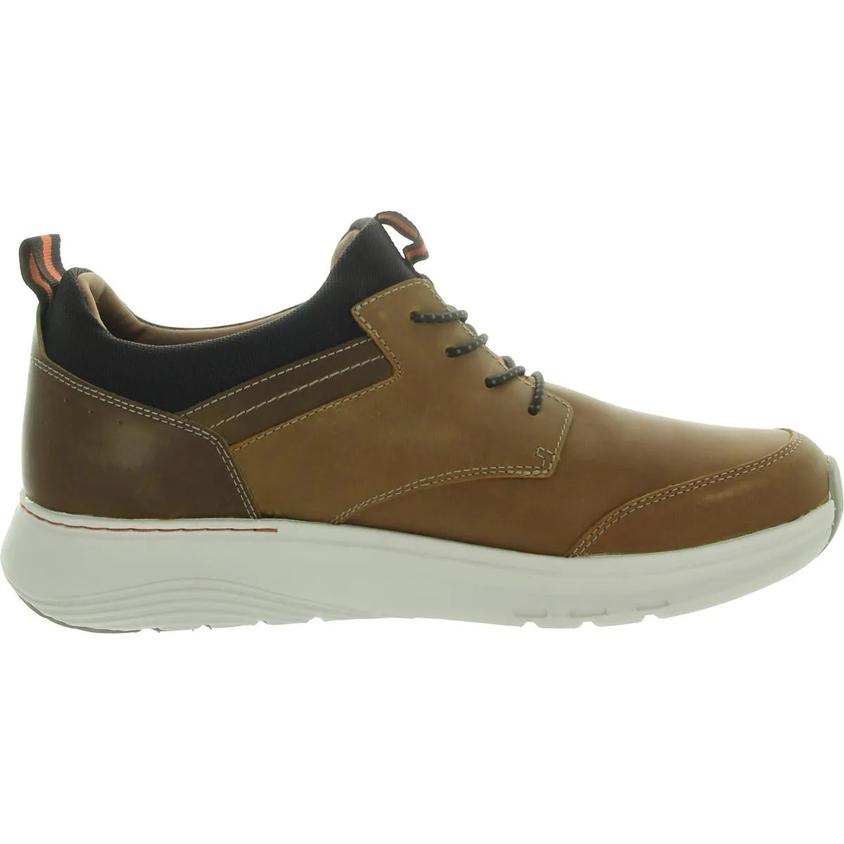 261794528100 Mens Logo Manmade Boat Shoes