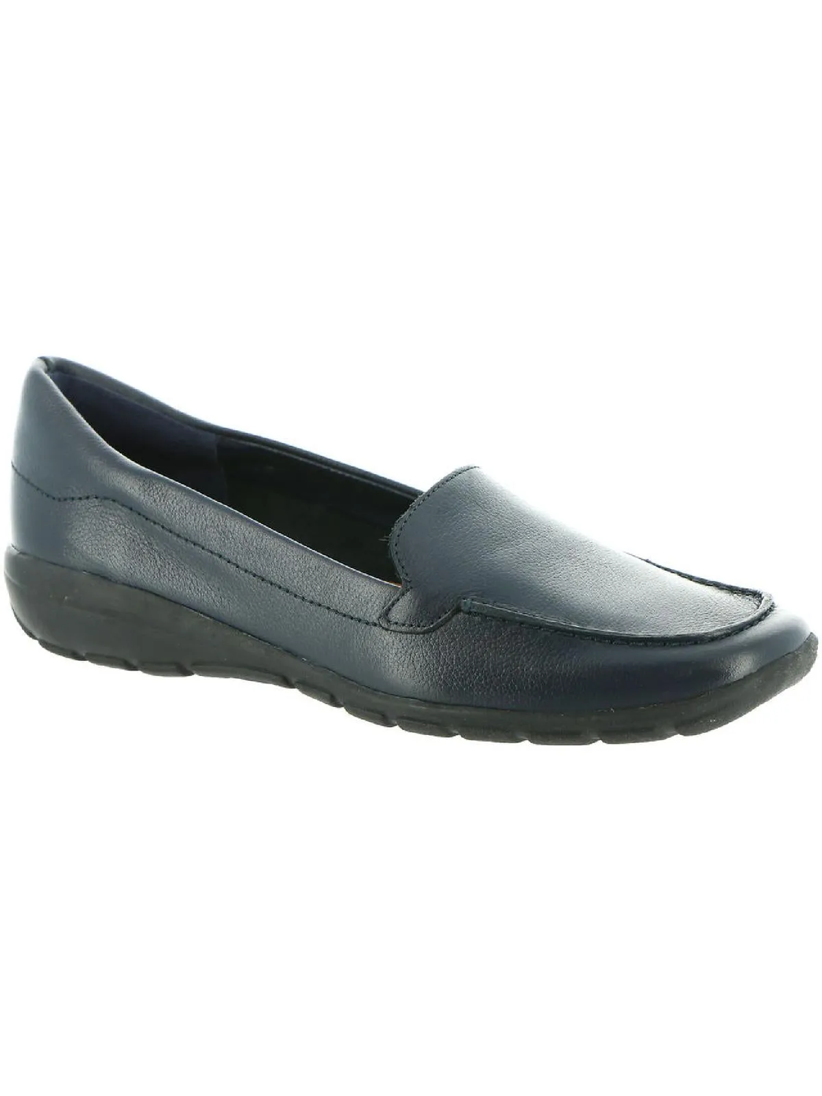 Abide 8 Womens Leather Slip On Loafers
