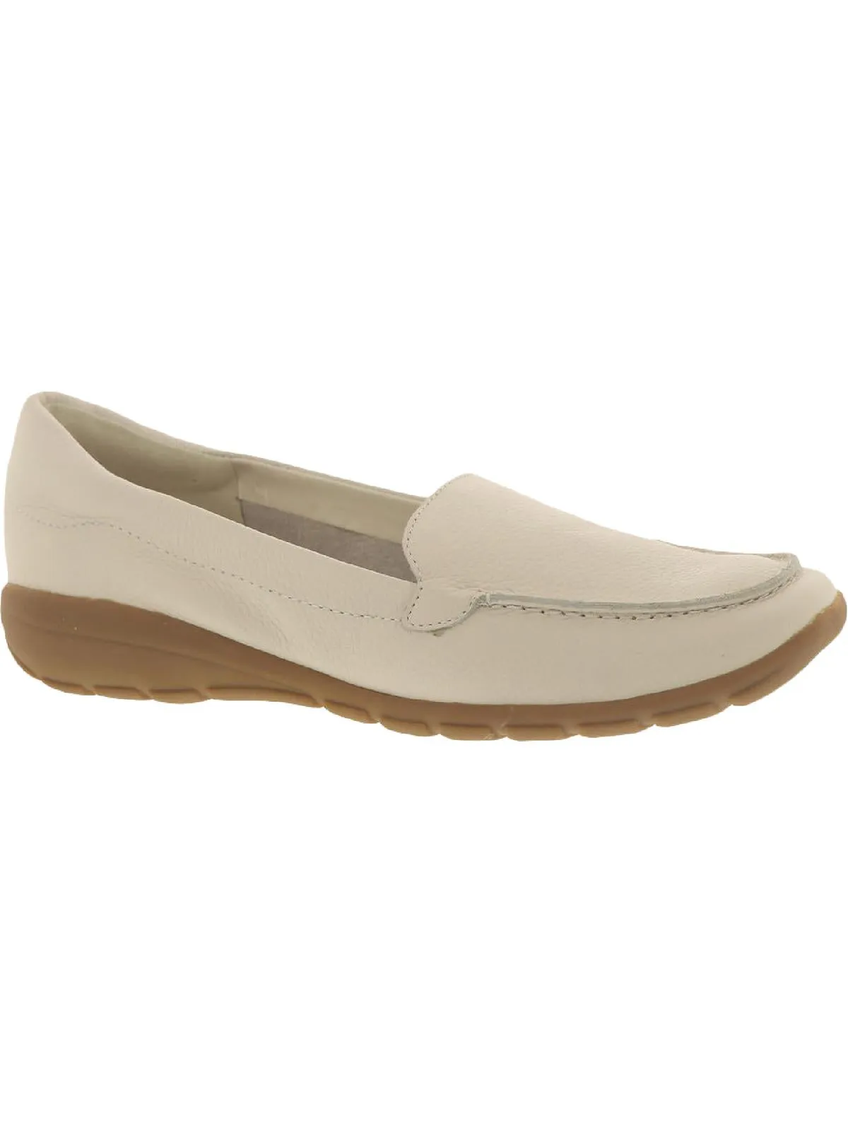 Abide 8 Womens Leather Slip On Loafers