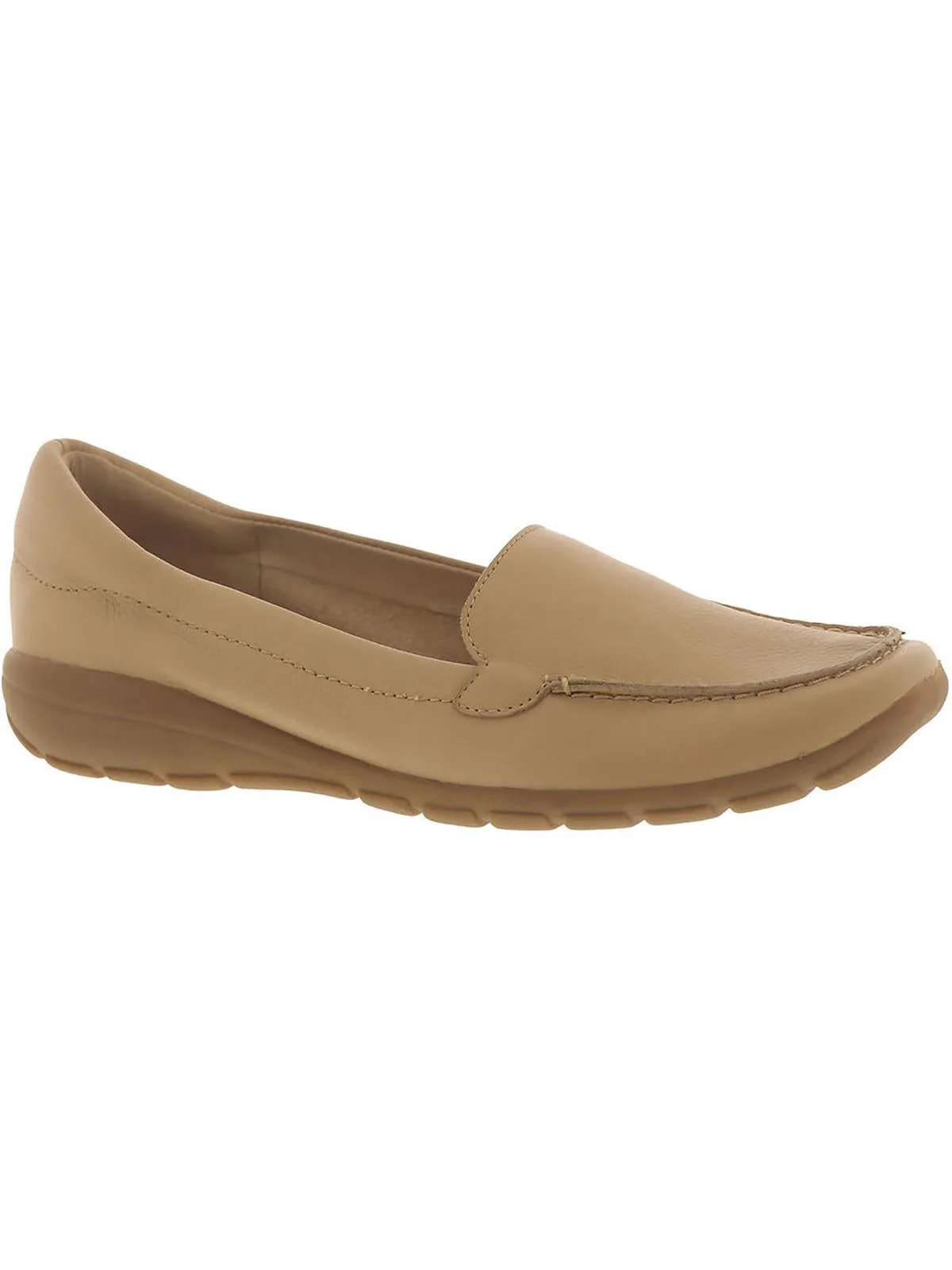 Abide 8 Womens Leather Slip On Loafers