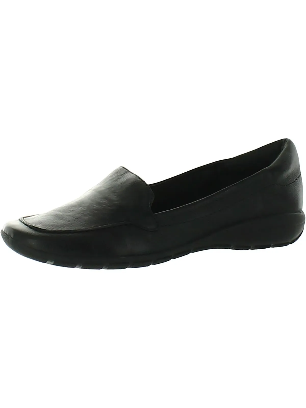 Abide 8 Womens Leather Slip On Loafers