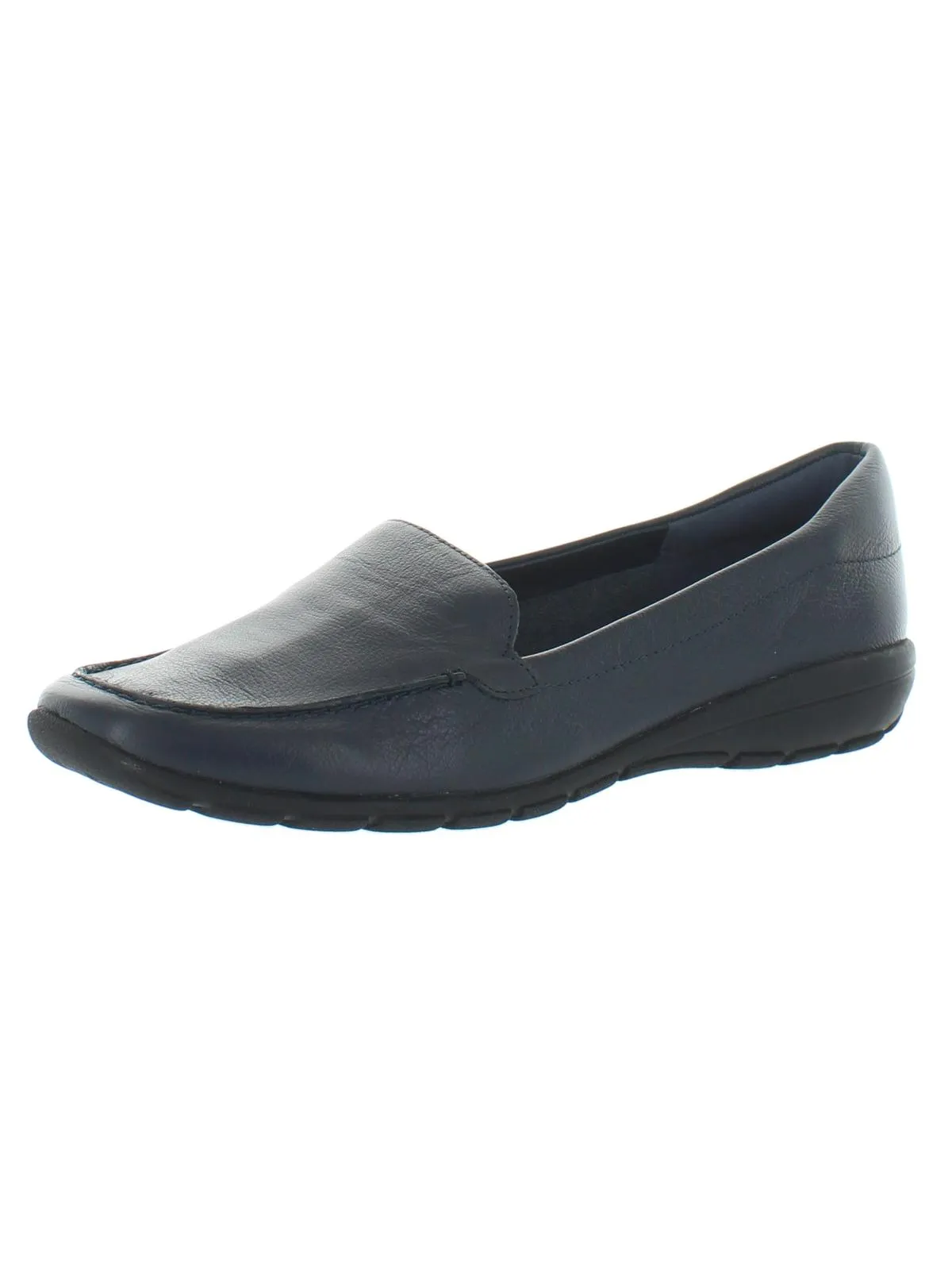 Abide 8 Womens Leather Slip On Loafers