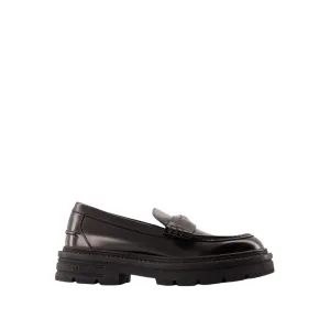 Adriano Flat Shoes - Leather - Black