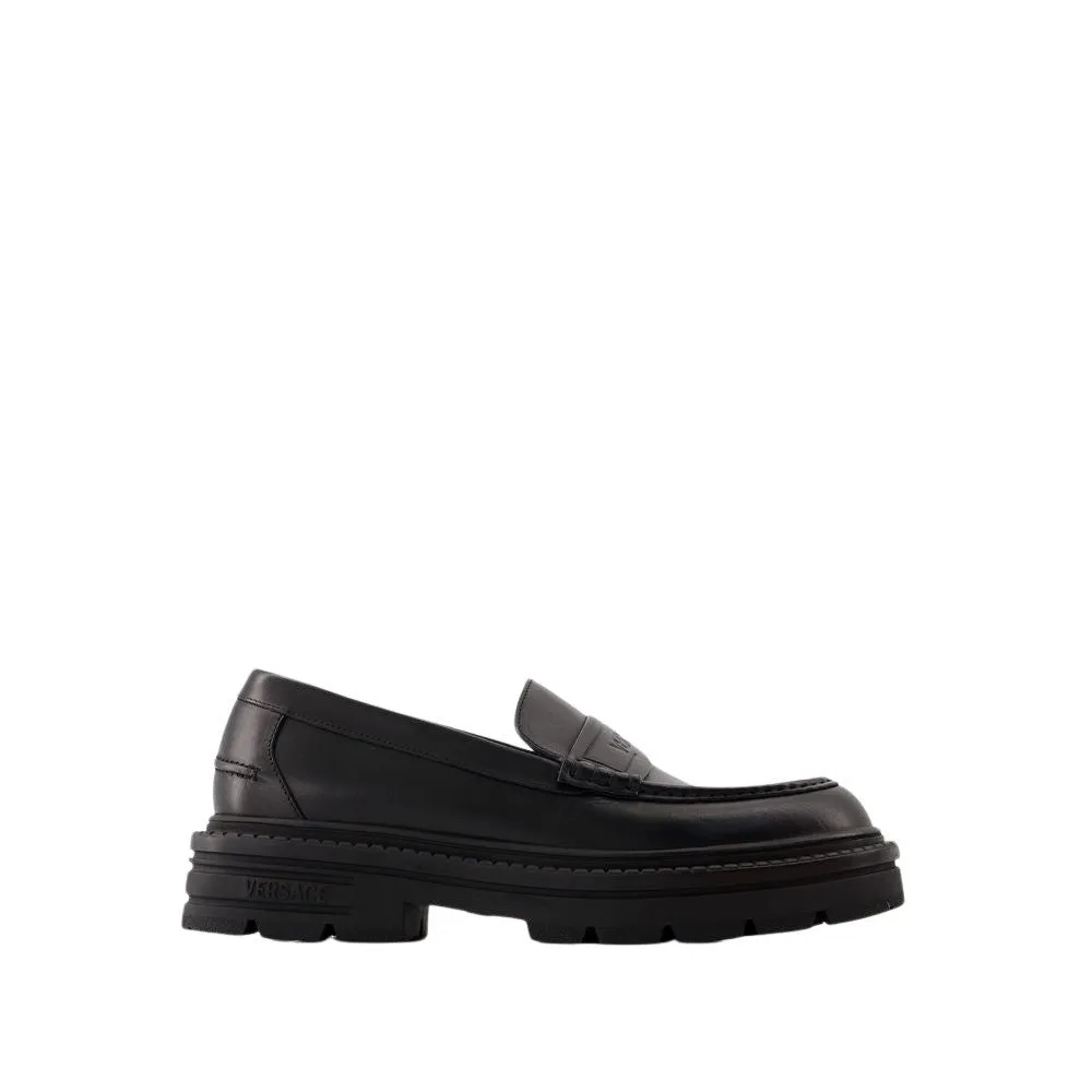 Adriano Loafers - Leather - Black