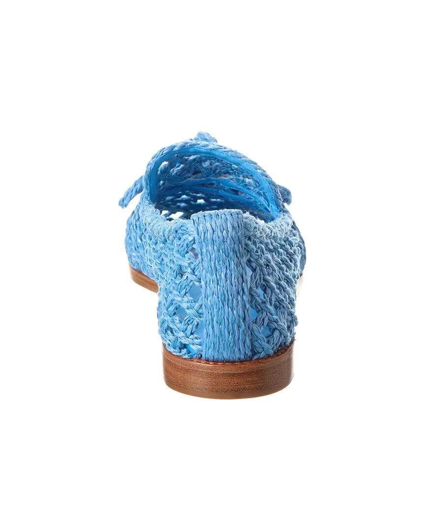Alexandre Birman Clarita Raffia Flat