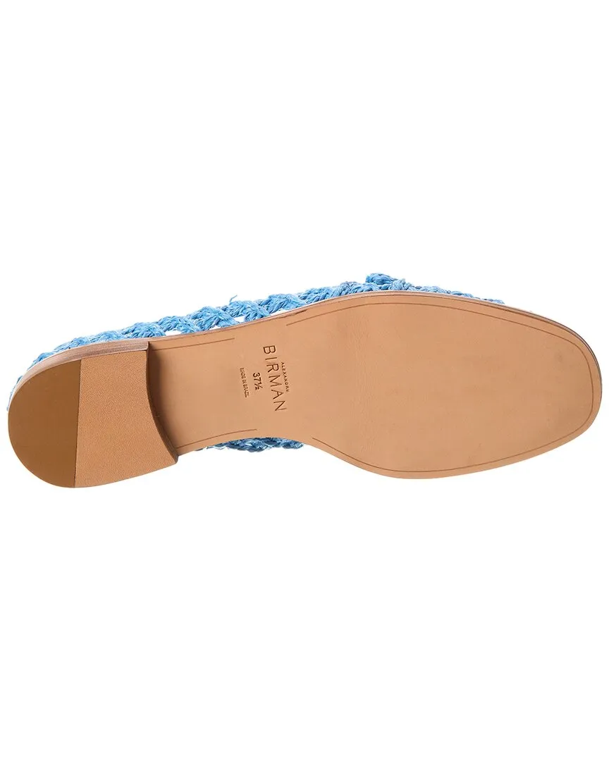 Alexandre Birman Clarita Raffia Flat