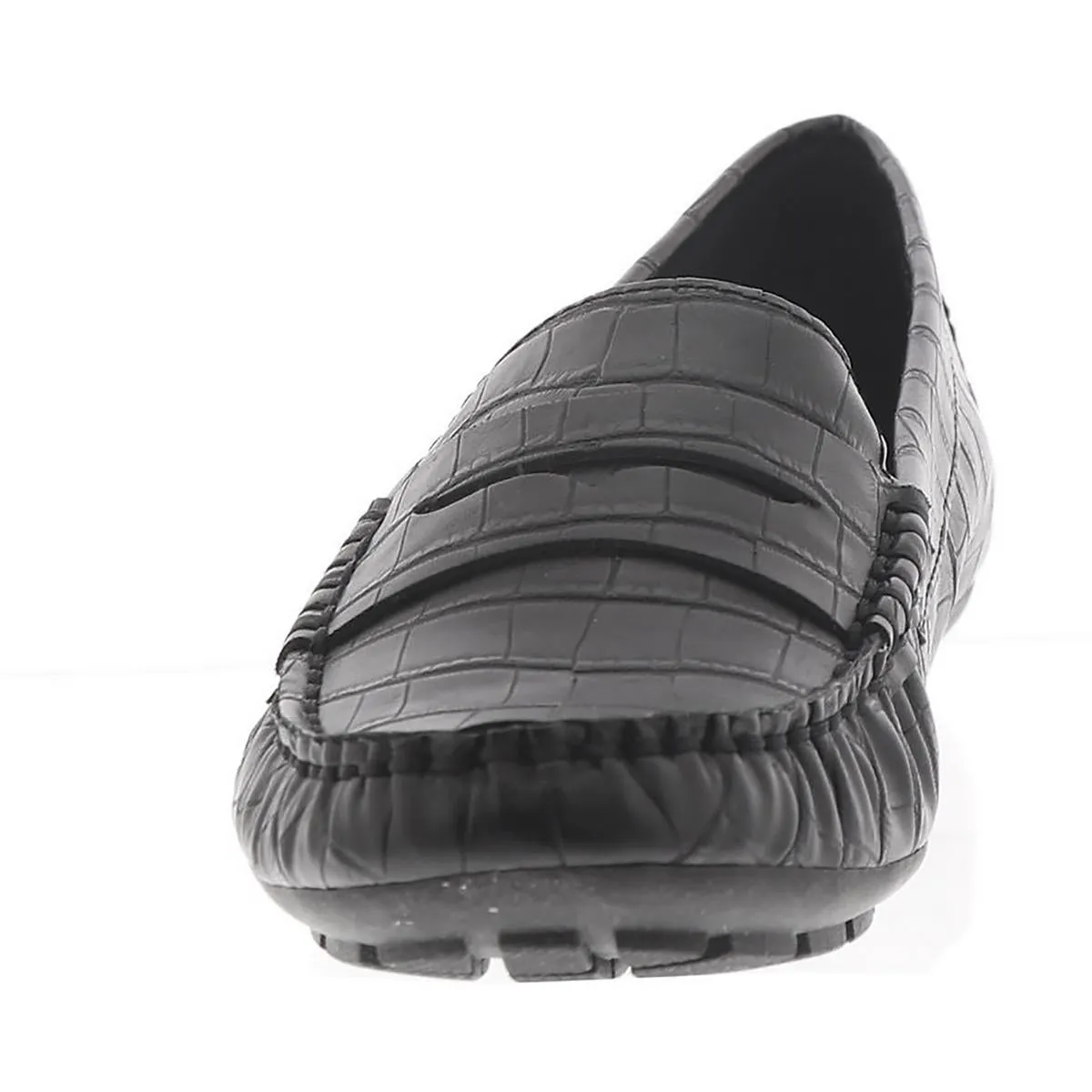 Alika  Womens Slip On Round Toe Loafers
