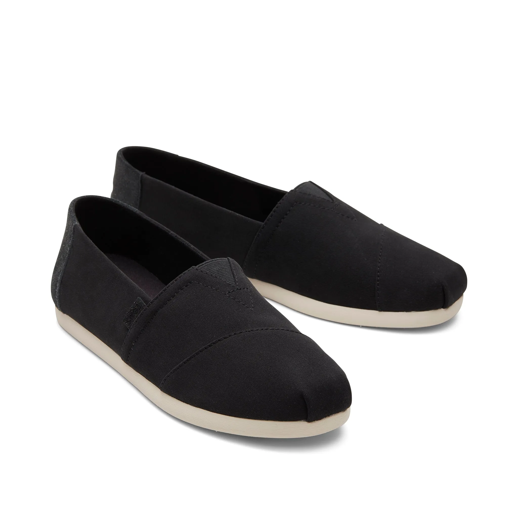 Alpargata Black Suede Brushed Twill