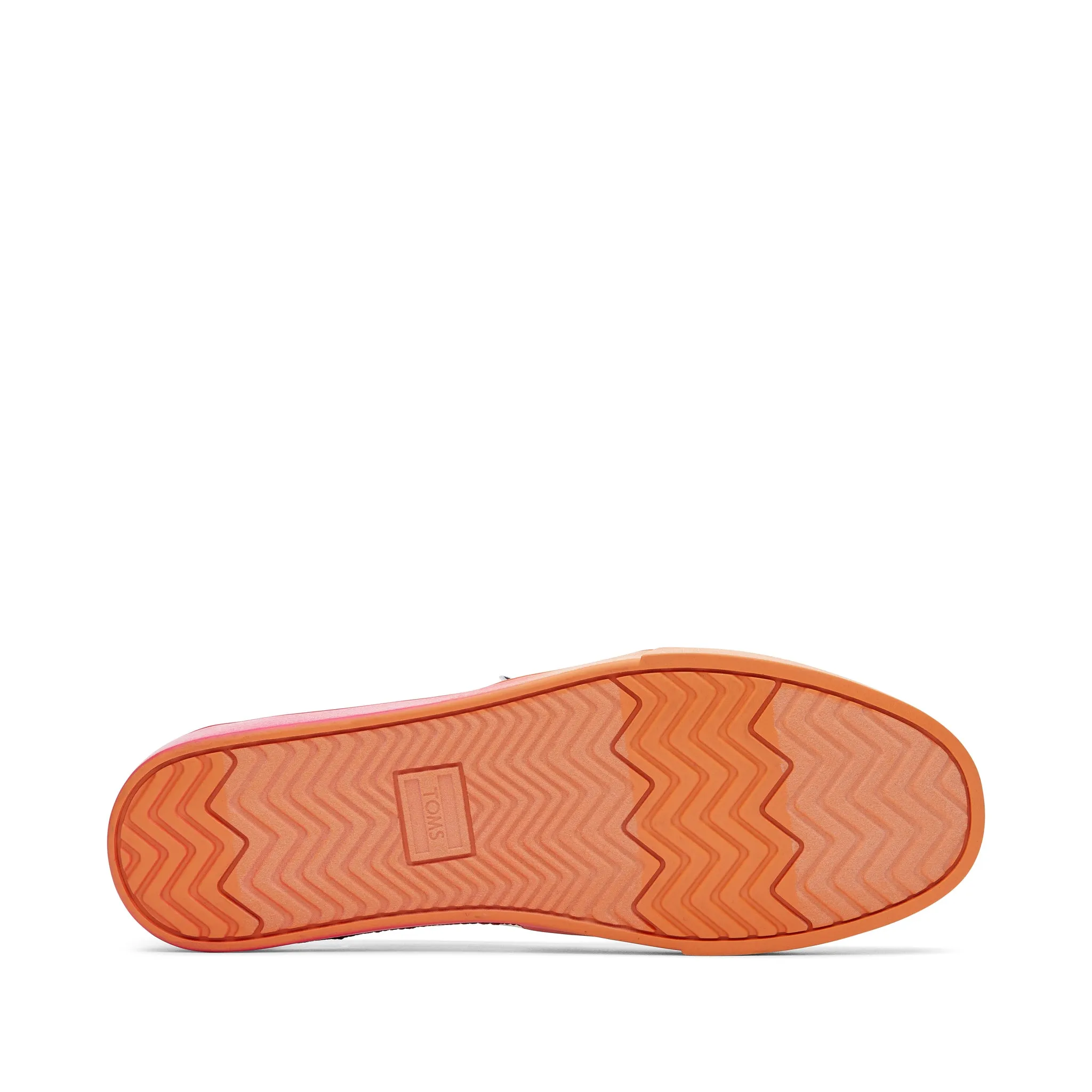 Alpargata Cupsole White Canvas Slip On Sneaker with Pink Ombre