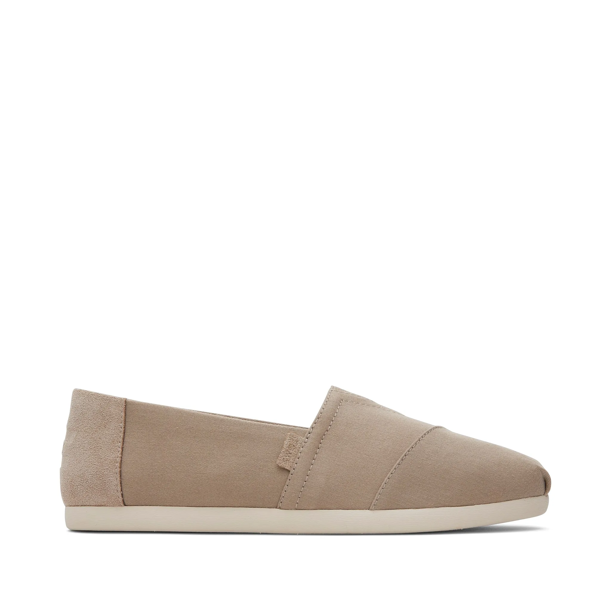 Alpargata Taupe Suede Brushed Twill