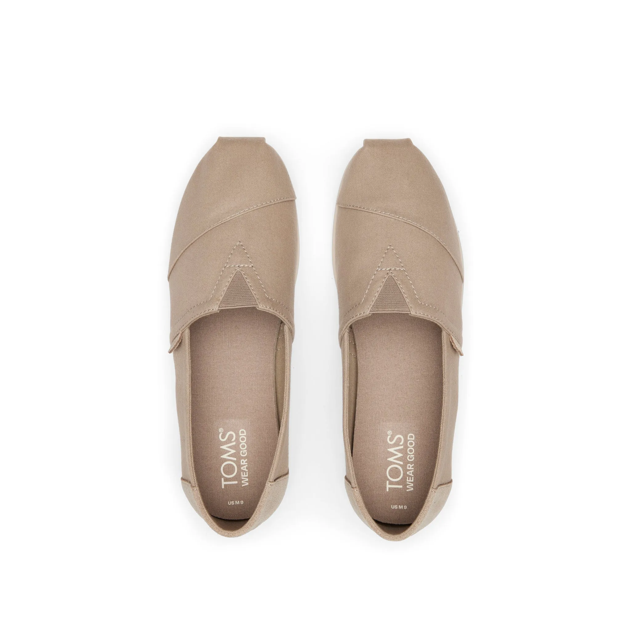 Alpargata Taupe Suede Brushed Twill