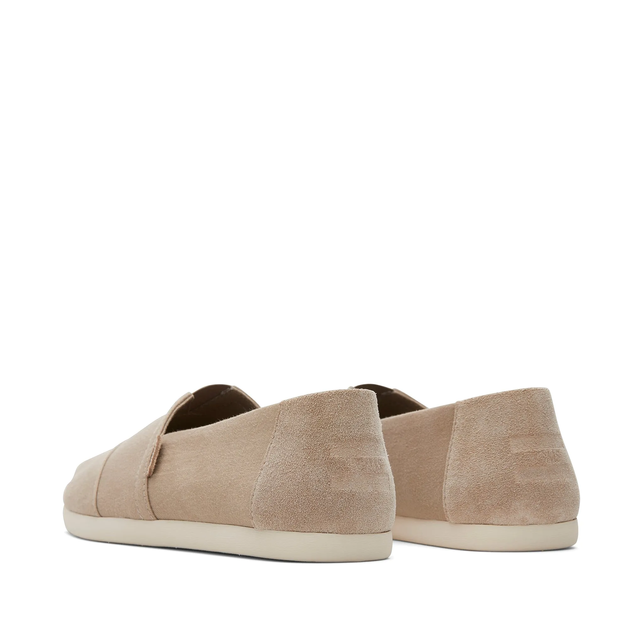 Alpargata Taupe Suede Brushed Twill