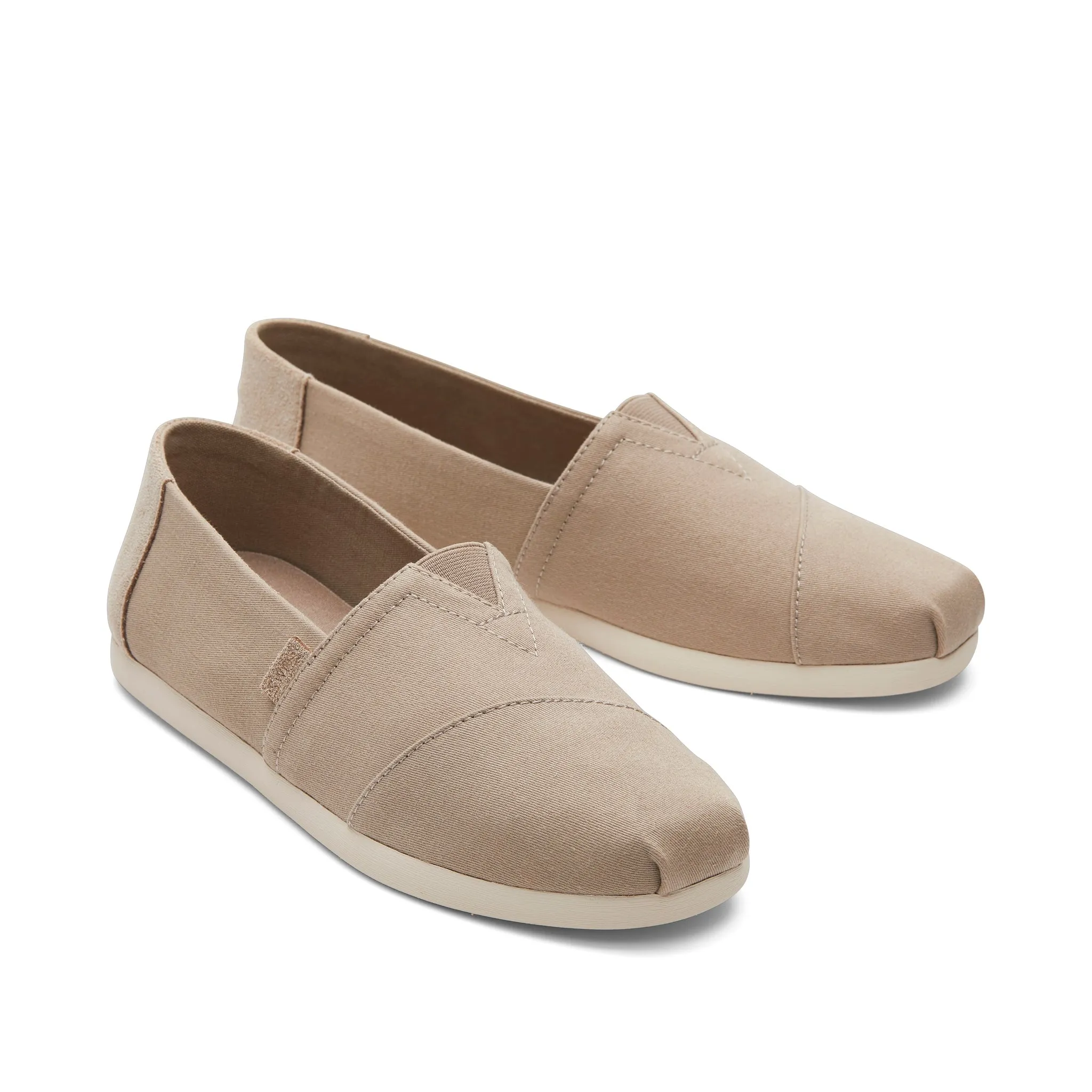 Alpargata Taupe Suede Brushed Twill