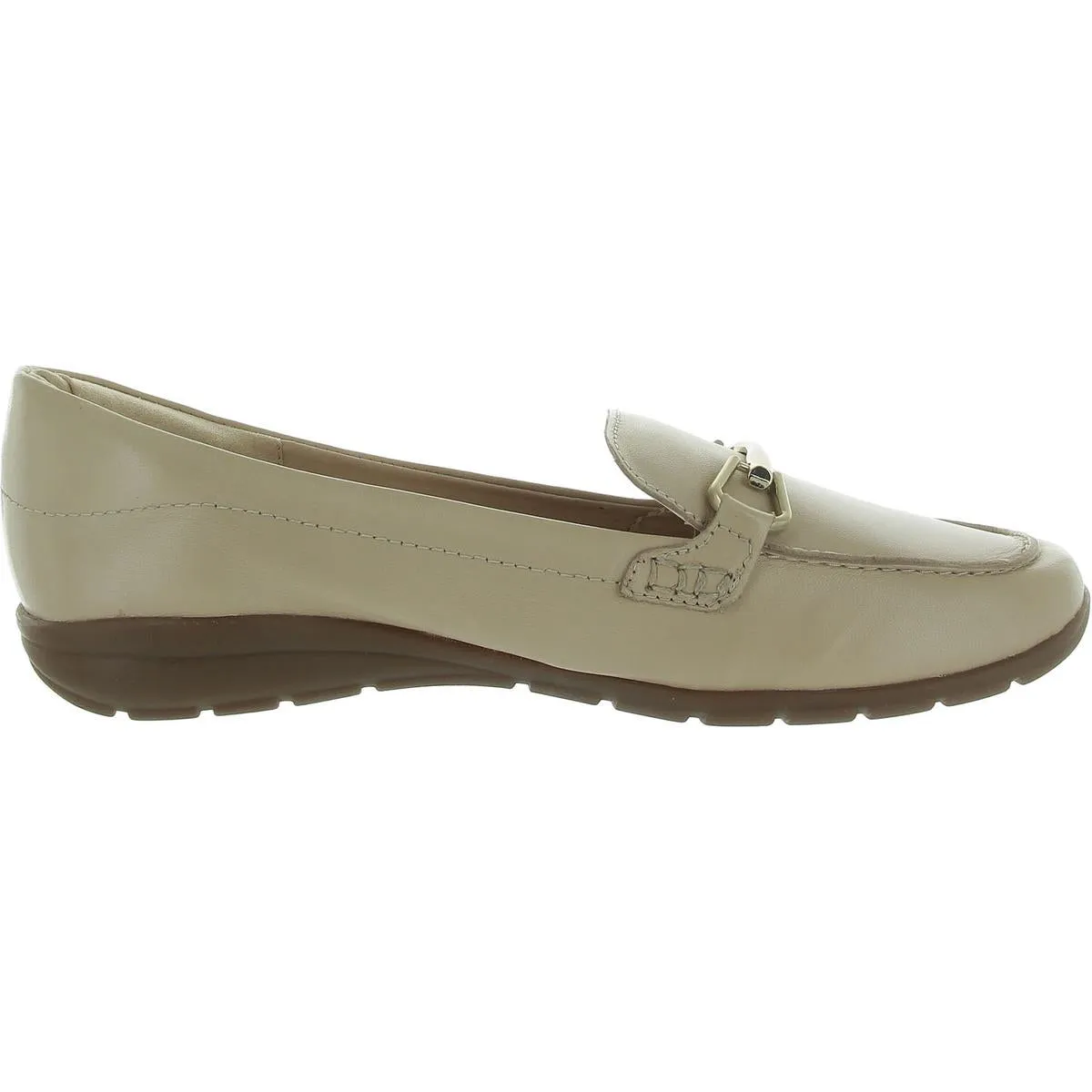 Amalie Womens Leather Square Toe Loafers
