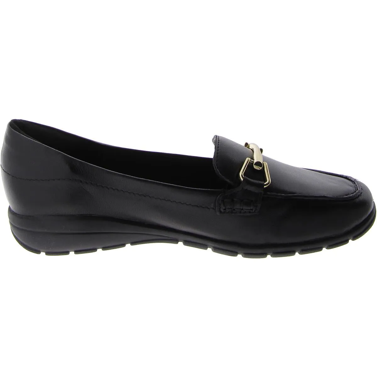 Amalie Womens Leather Square Toe Loafers