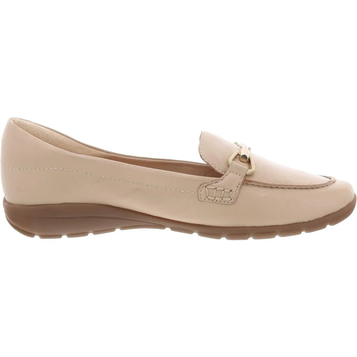 Amalie Womens Leather Square Toe Loafers