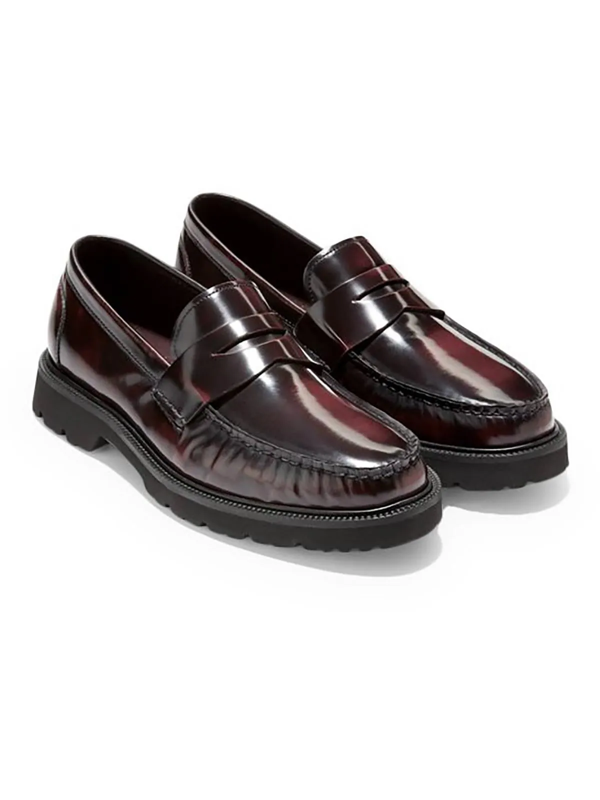 American Class Mens Leather Slip On Loafers