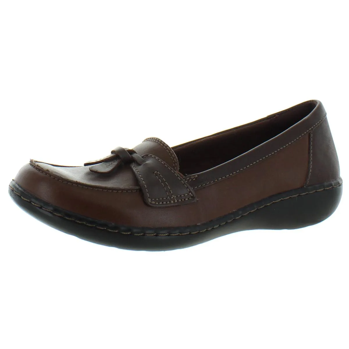 Ashland Bubble Womens Leather Pull On Loafers