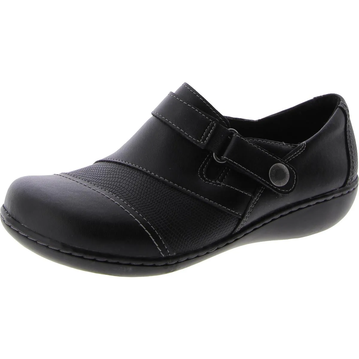 Ashland Gem Womens Leather Slip On Loafers