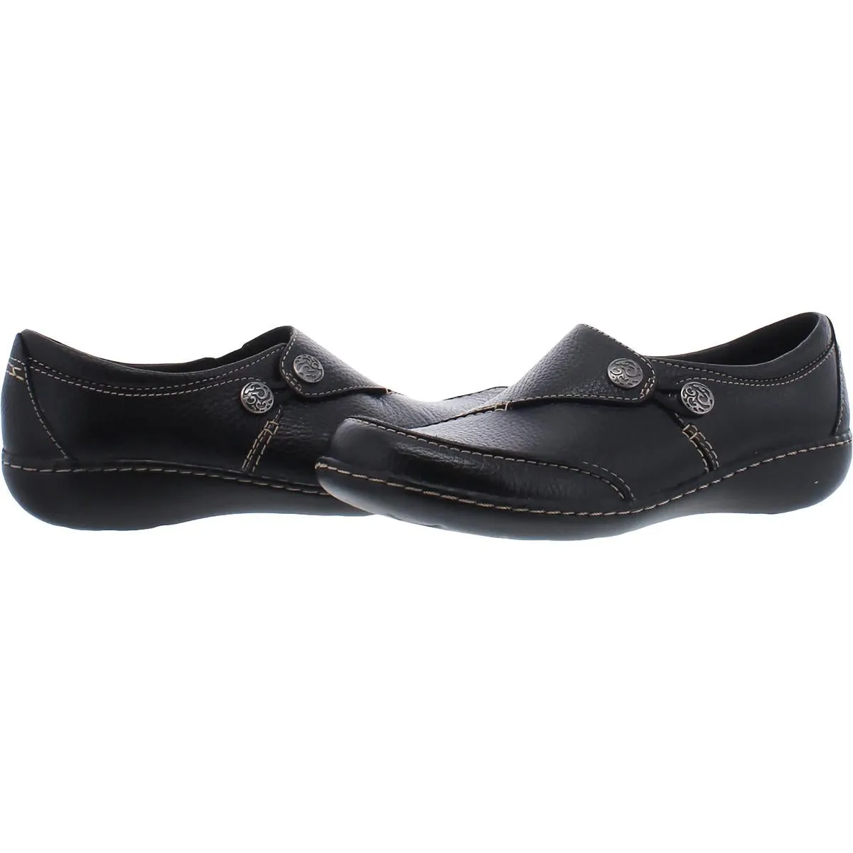 Ashland Lane Q Womens Leather Slip On Loafers