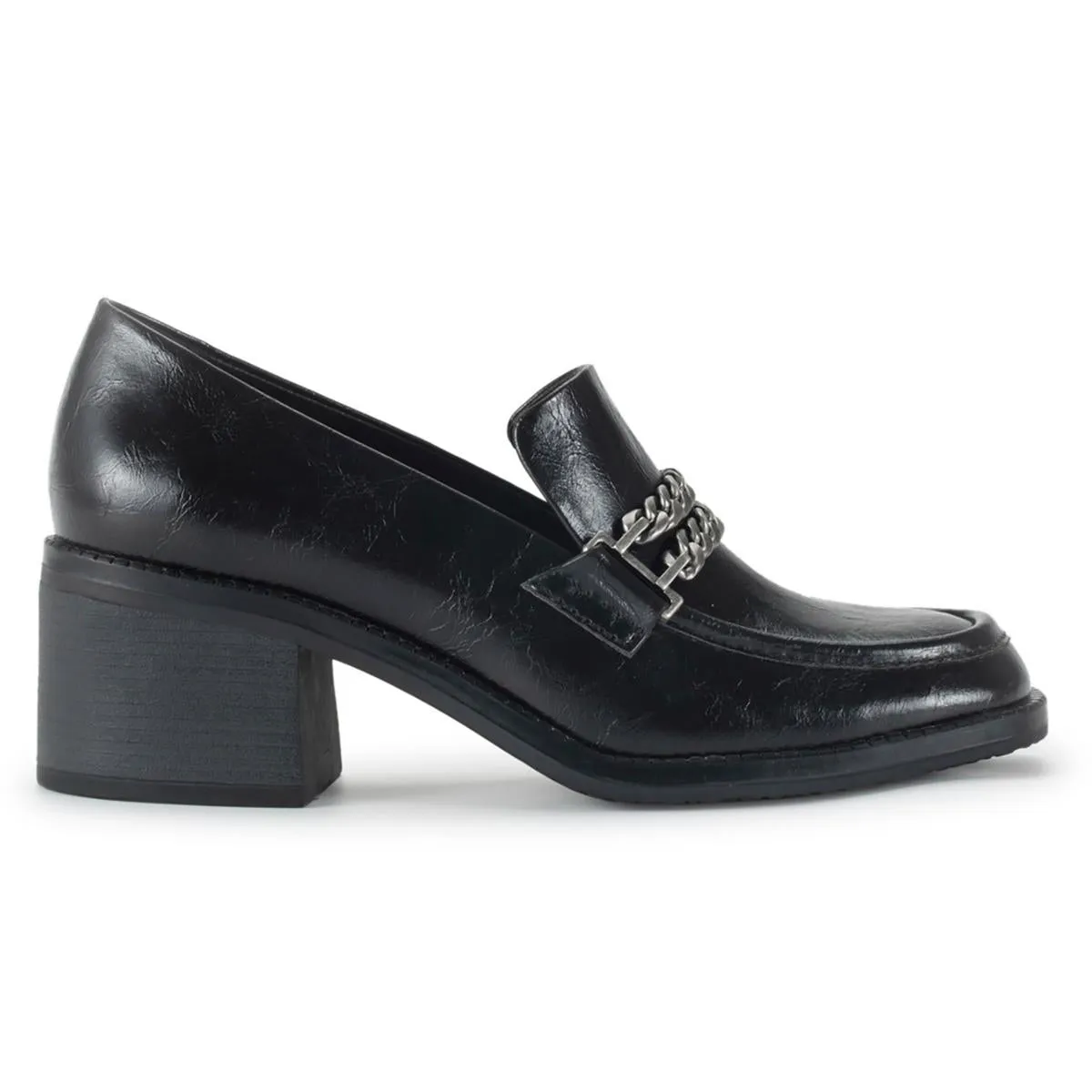 Athena Womens Faux Leather Slip-On Loafers