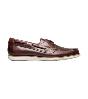 Atlantic Boat Shoe In Chocolate