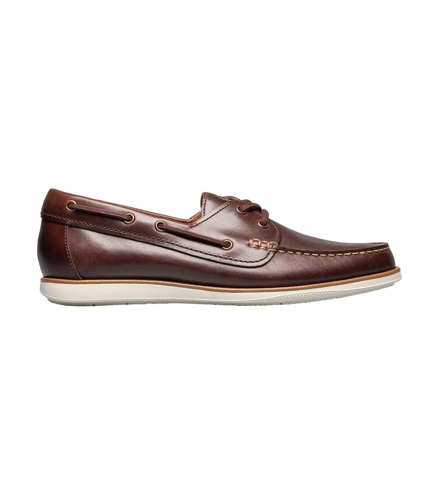 Atlantic Boat Shoe In Chocolate