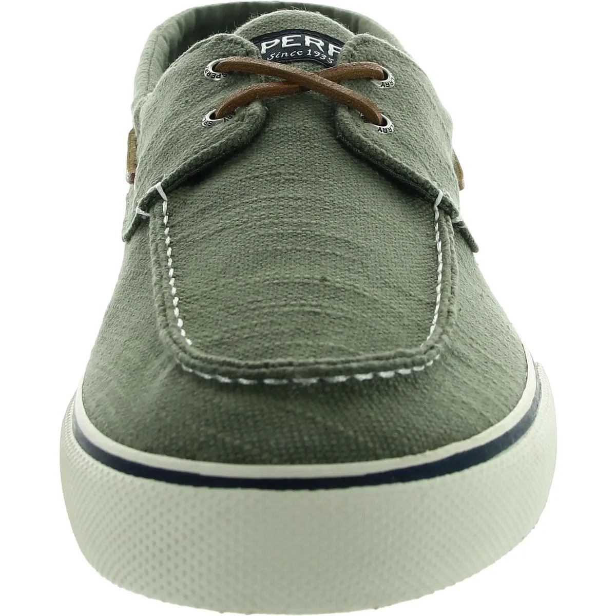 Baha II Mens Lace-Up Canvas Boat Shoes