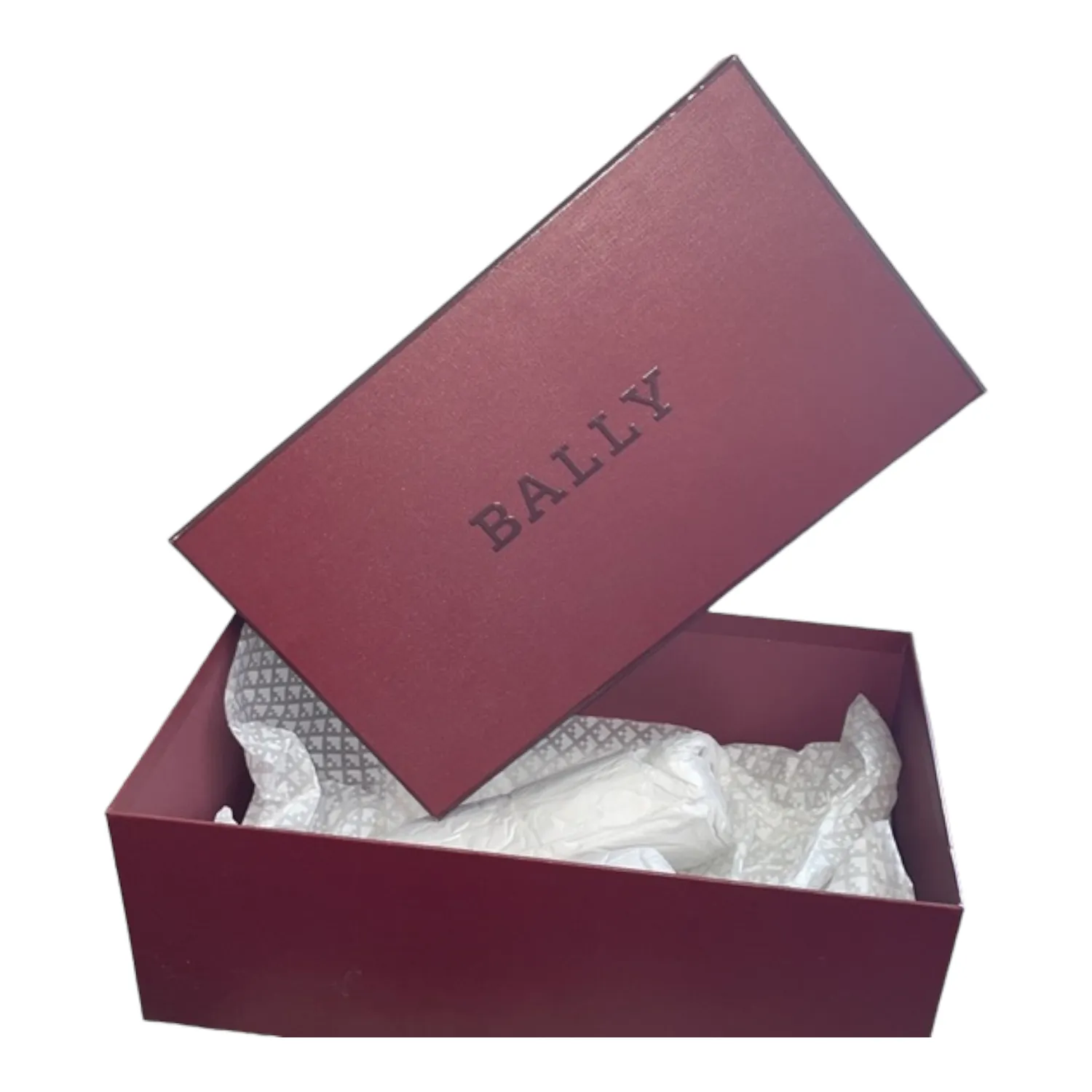 Bally Palan 6300826 Men's Heritage Red Calf Embossed Leather Loafers