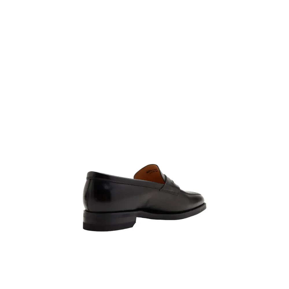 Bally Score 6231393 Men's Black Calf Leather Loafers