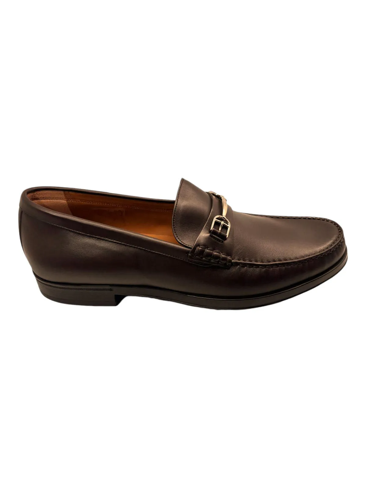 Bally Simpler 6230242 Men's Chocolate Calf Plain Leather Loafers