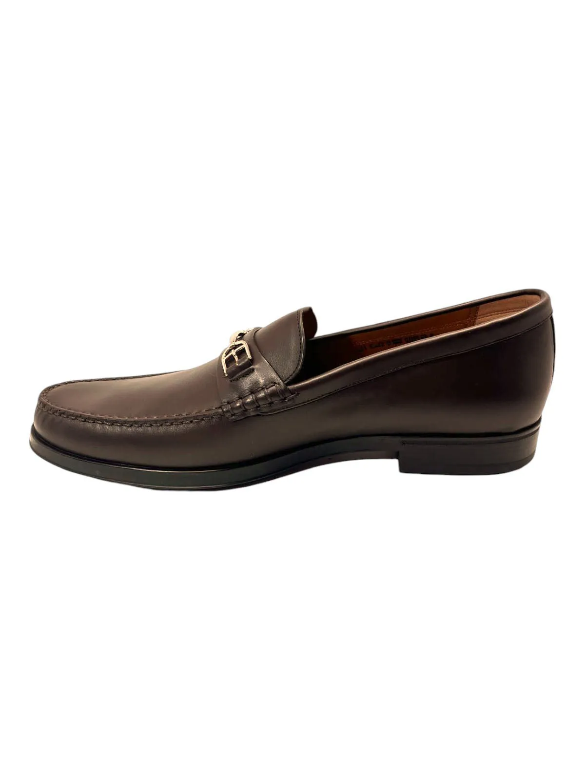 Bally Simpler 6230242 Men's Chocolate Calf Plain Leather Loafers