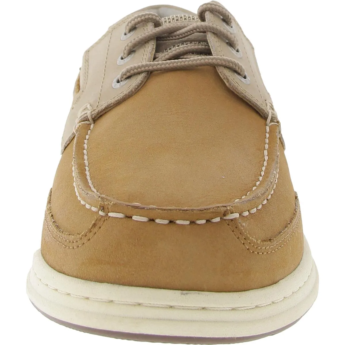 Beacon Mens Lace-Up Leather Boat Shoes