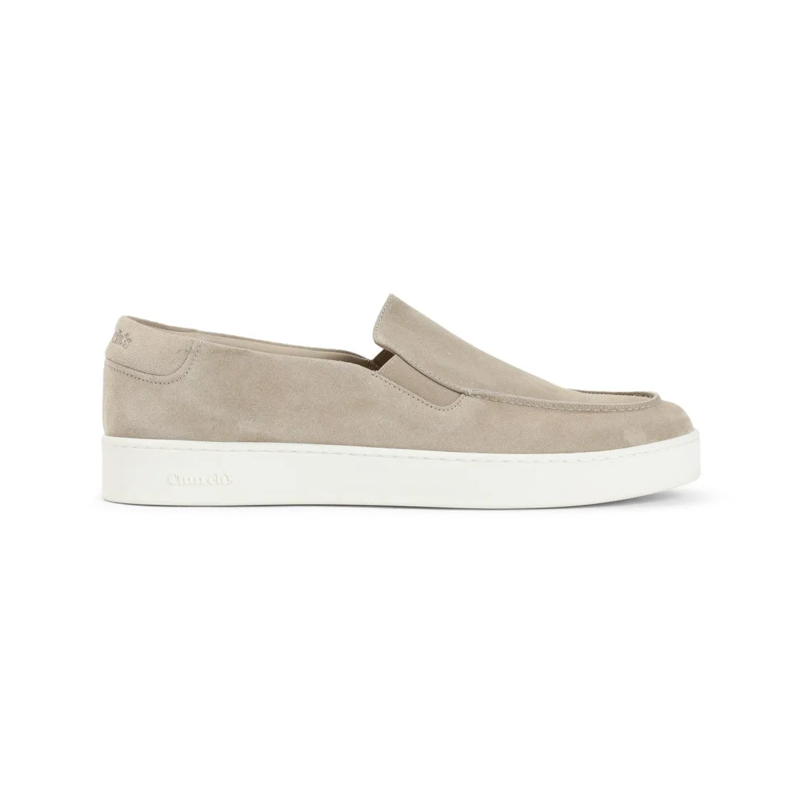 Beige Suede Calf Leather Longton 2 Loafers
