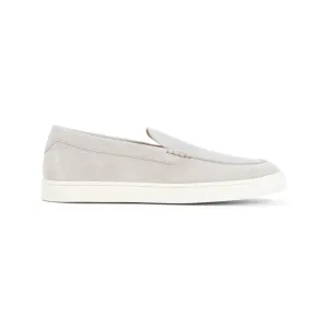 Beige Suede Leather Loafers