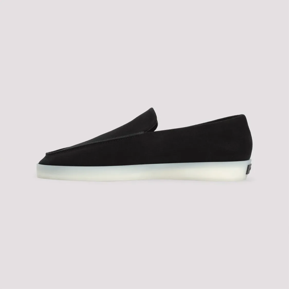 Black Calf Leather Loafers