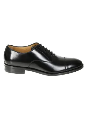 Black Calfskin Berwick Moccasin With Polished Finish