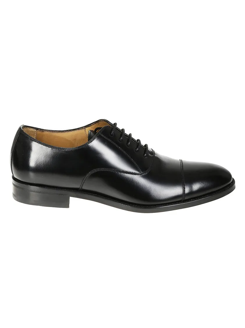 Black Calfskin Berwick Moccasin With Polished Finish