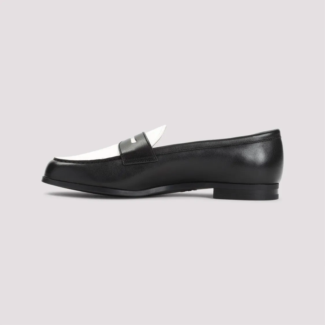 Black Lamb Leather Natalie Loafers