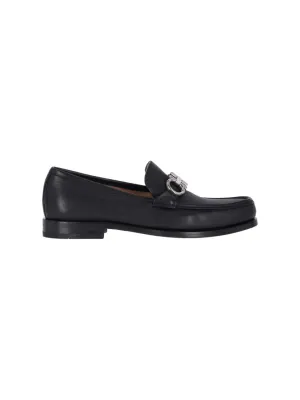 Black Leather Loafers