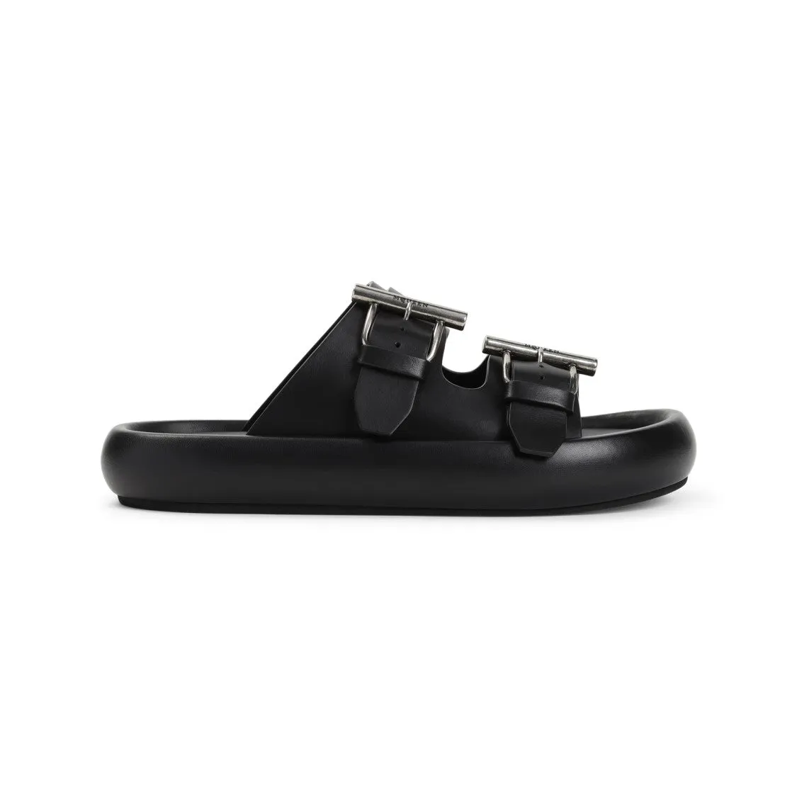 Black Leather Sandal
