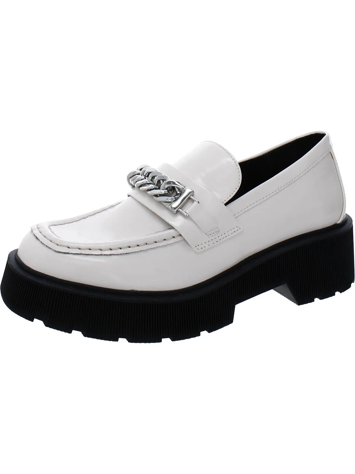 BLAKE Womens Patent Flats Loafers