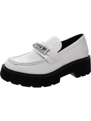 BLAKE Womens Patent Flats Loafers