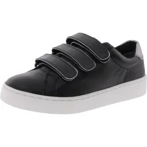 Bobbi Womens Adjustable Leather Slip-On Sneakers