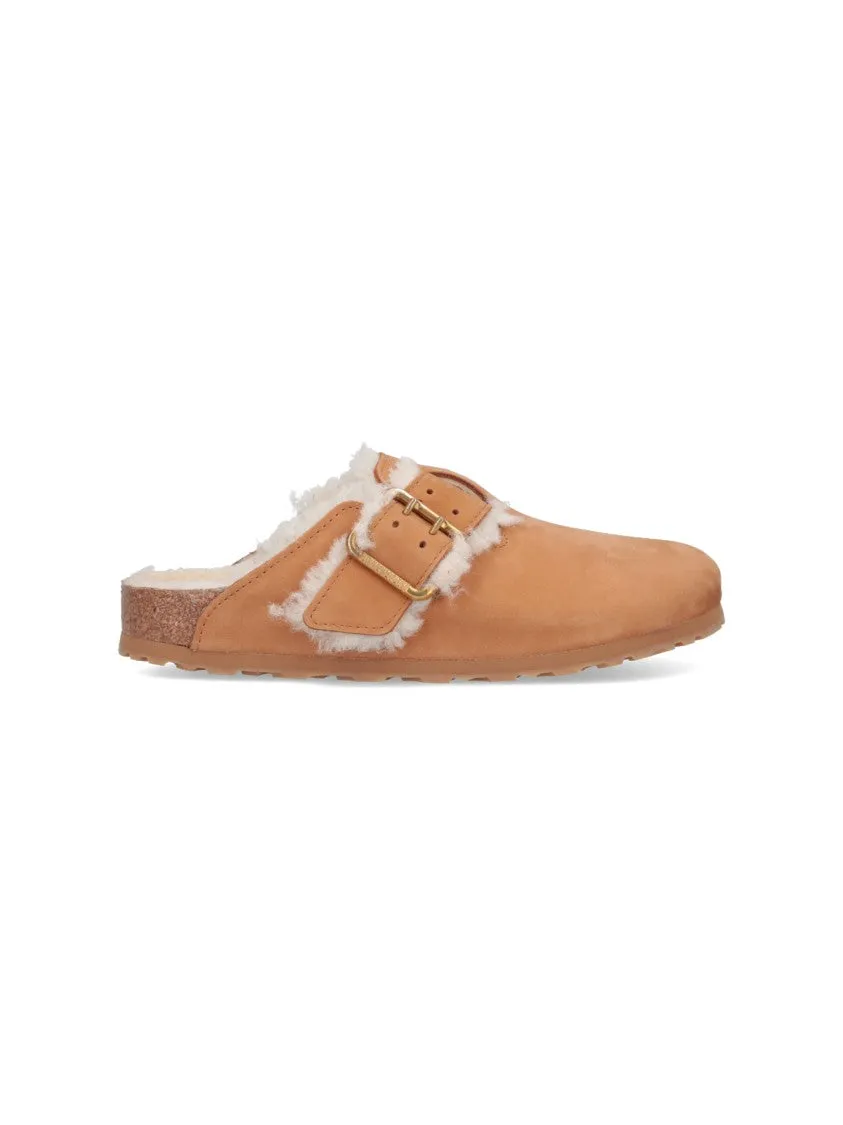 Boston Bold Shearling" Mules