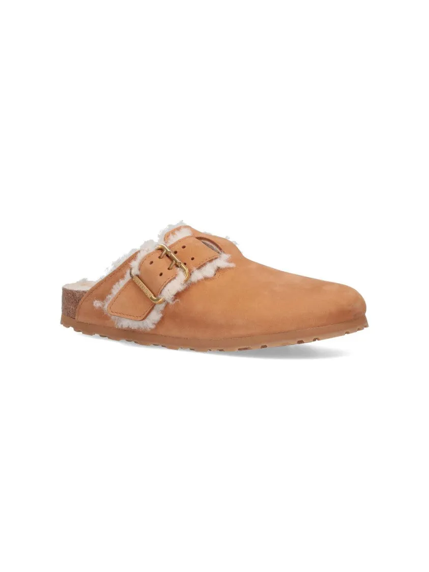 Boston Bold Shearling" Mules