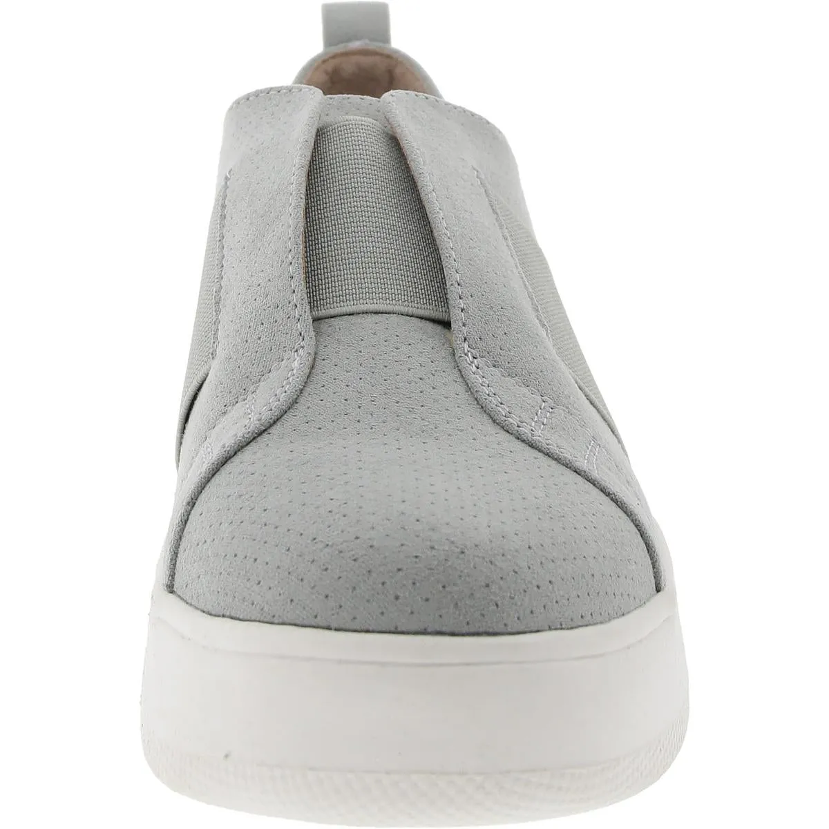 Brad Womens Laceless Faux Suede Slip-On Sneakers