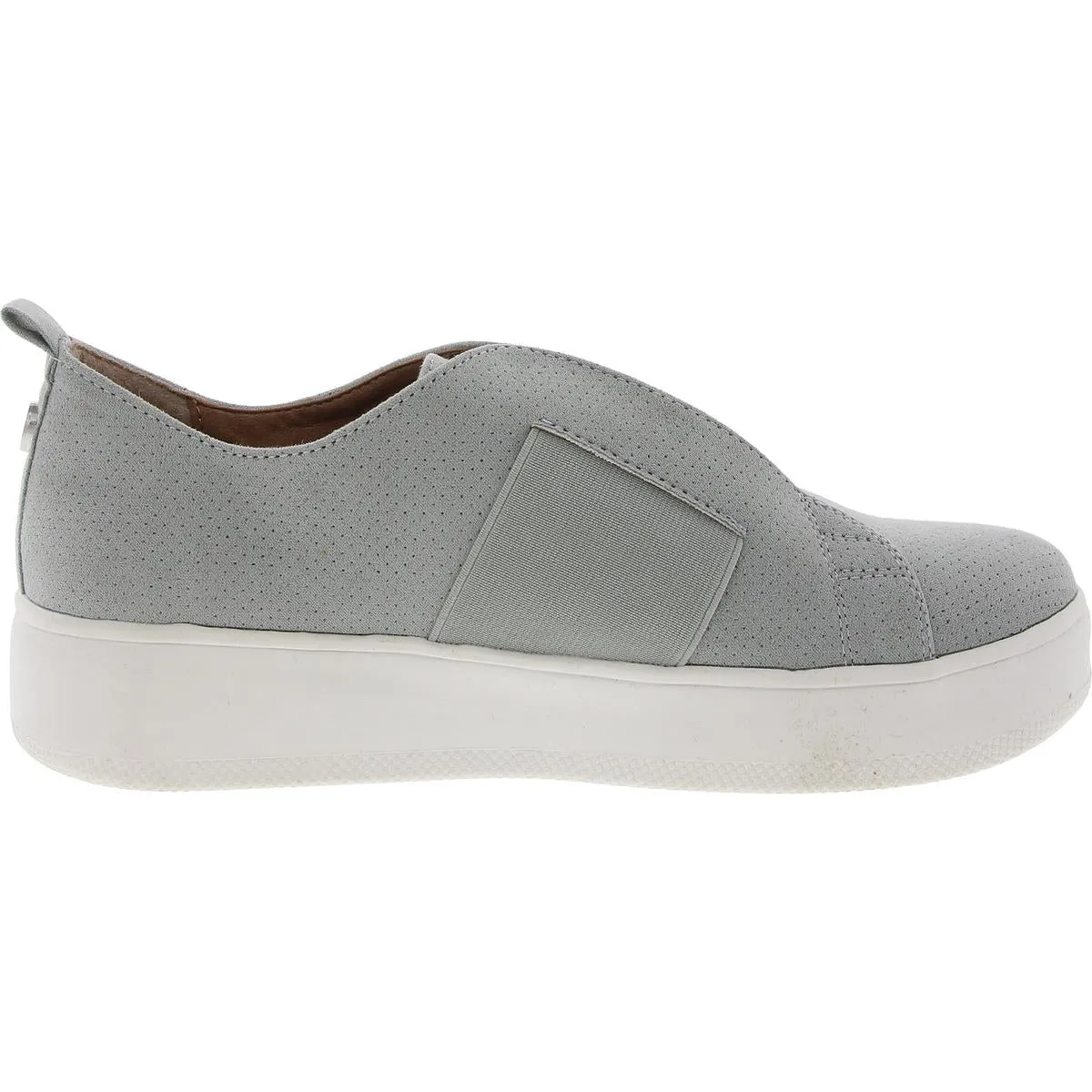Brad Womens Laceless Faux Suede Slip-On Sneakers