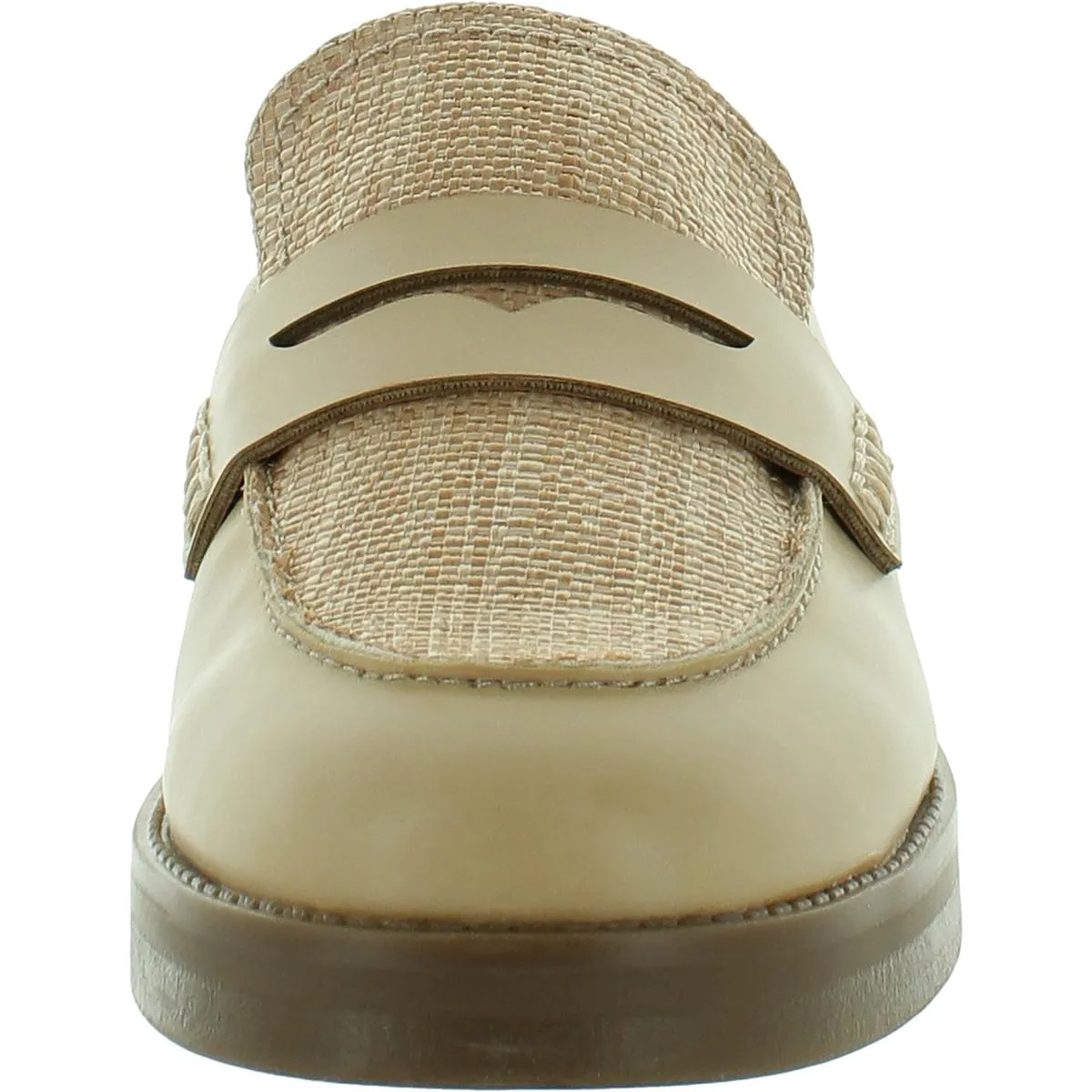 Burlesk Womens Patent Loafer Mules